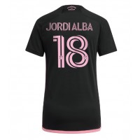 Billiga Inter Miami Jordi Alba #18 Borta fotbollskläder Dam 2023-24 Kortärmad